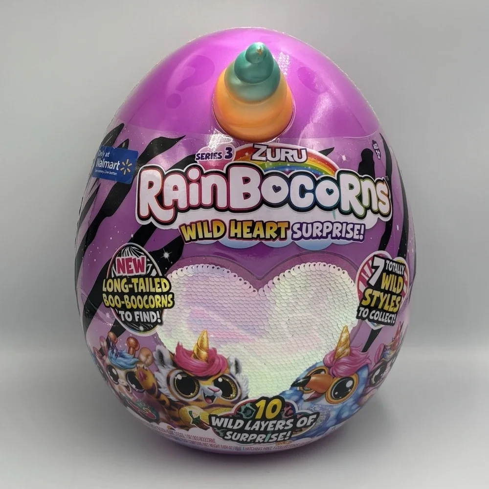 Rainbocorns‎ Wild Heart Surprise Series 3 Zebra Plush by ZURU NEW NIB